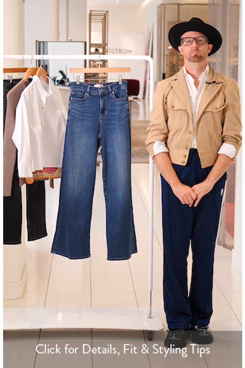 Le Slim Palazzo High Waist Wide Leg Jeans video