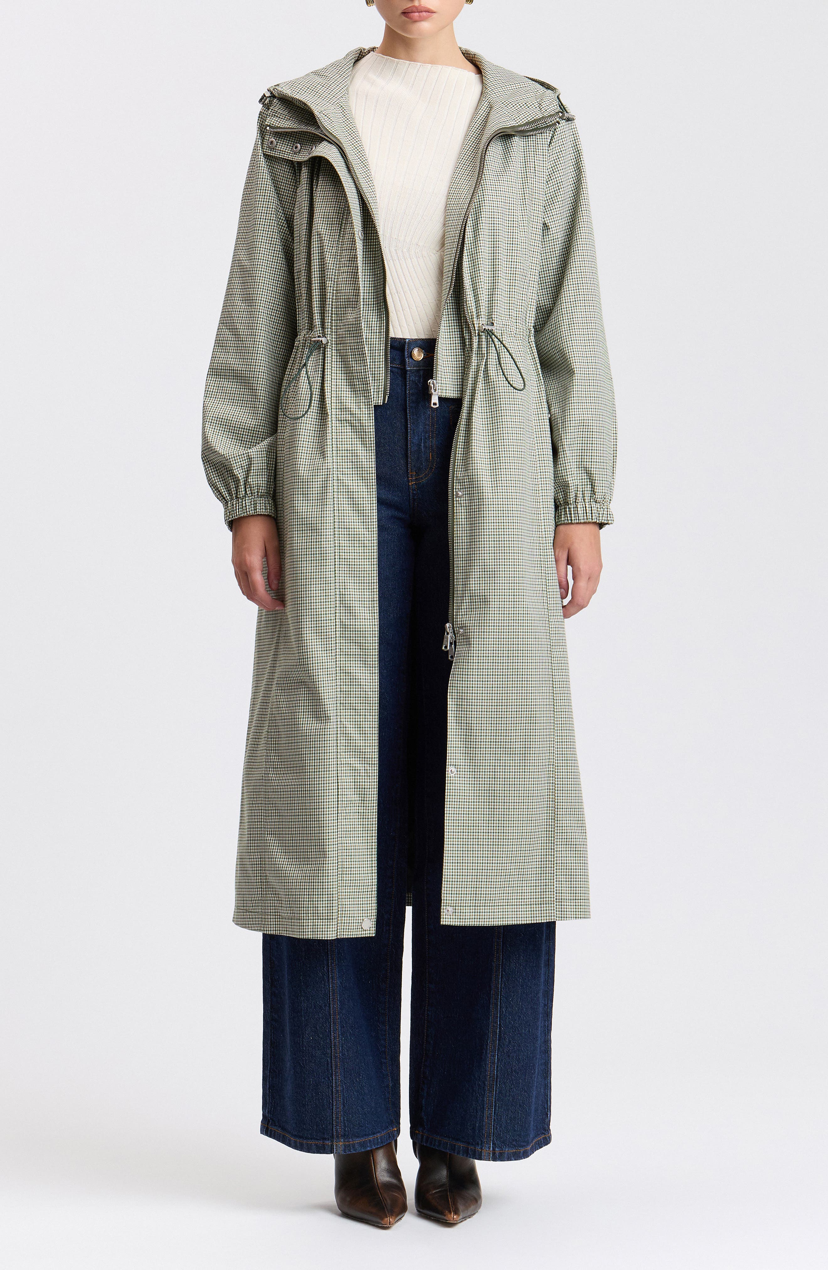 Water Resistant Drawstring Anorak