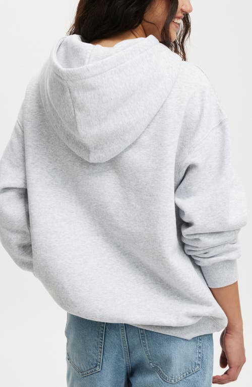 Cotton On Classic Fleece Hoodie In Soft Grey Marle
