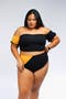 selected Black And Mustard Yellow