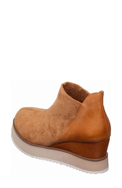 Antelope Imani Platform Wedge Bootie In Brown
