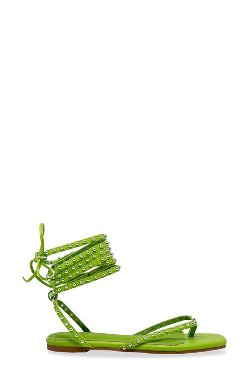Chase & Chloe Chase And Chloe Eve Studded Ankle Wrap Sandal