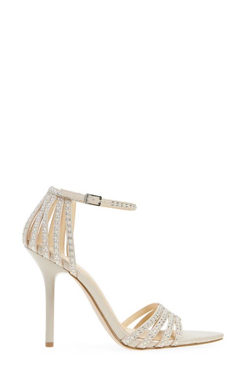 Jessica Simpson Nuvire Pointed Toe Sandal In Silver
