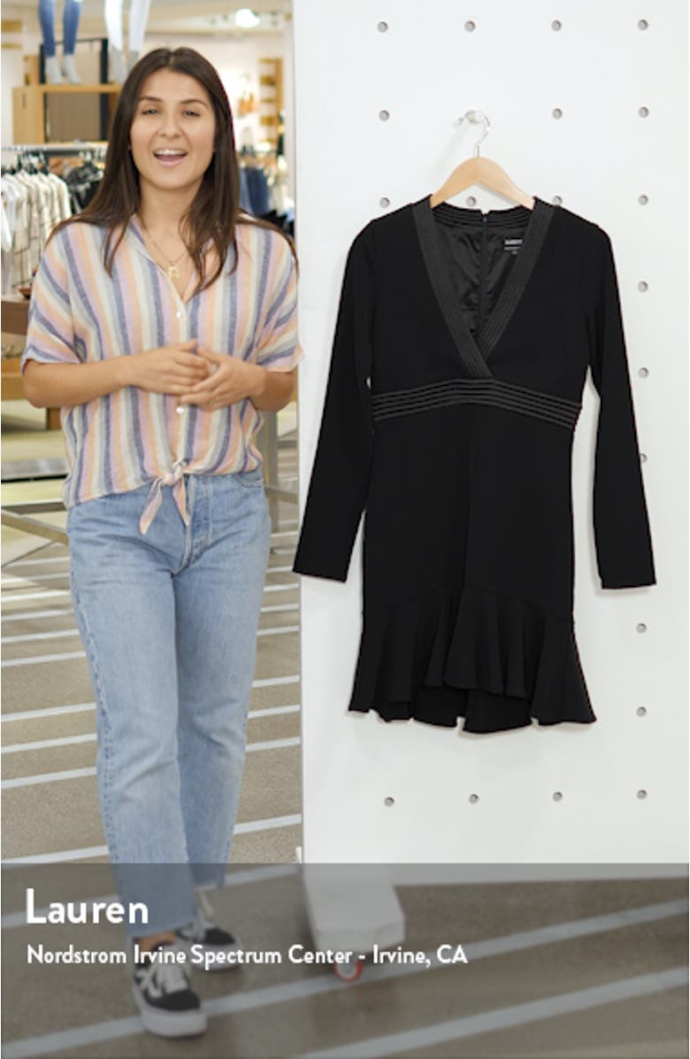 Ruffle A-Line Minidress, sales video thumbnail