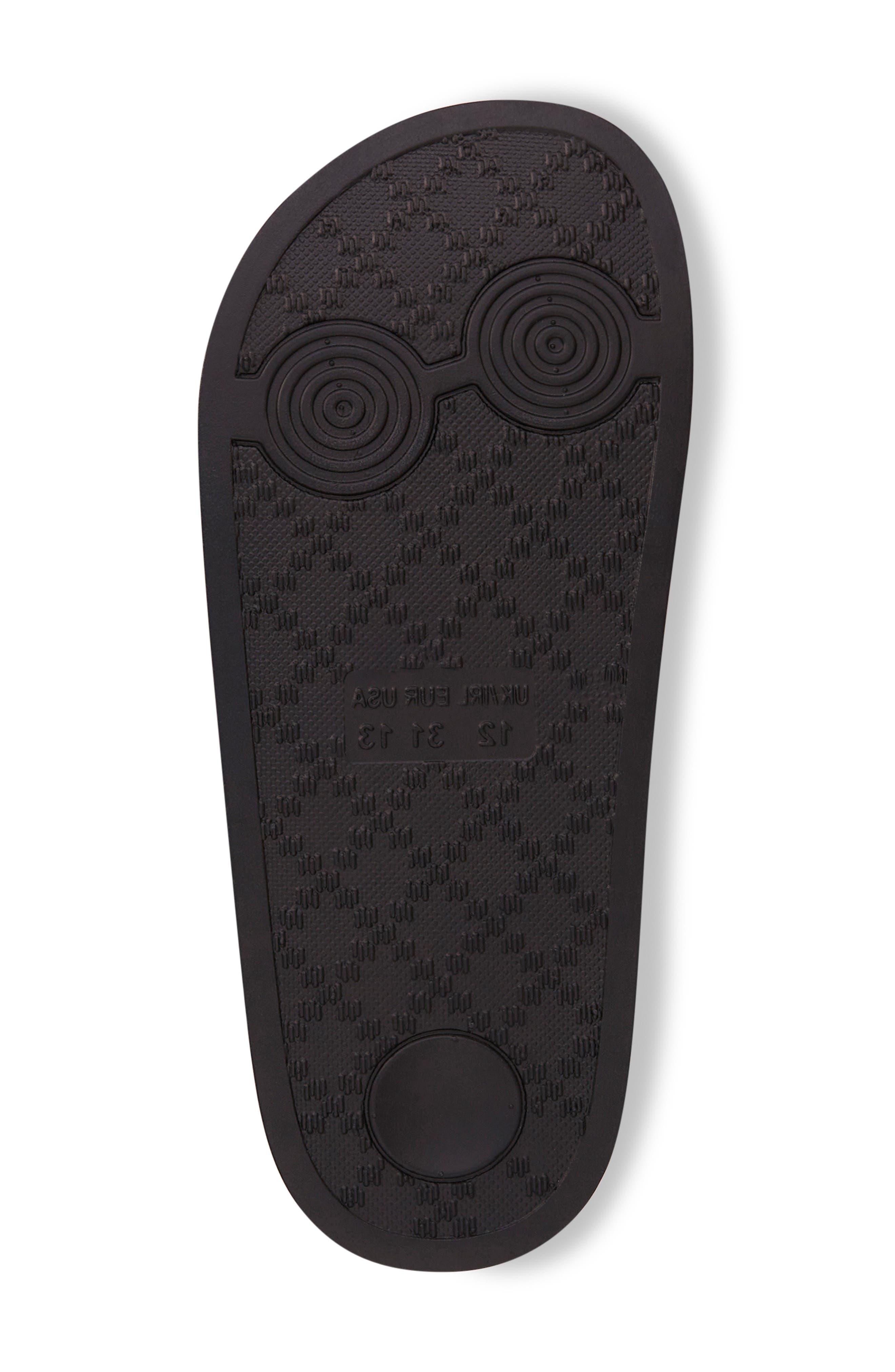 Kurt Geiger London Kids' Mini Meena Eagle Slide Sandal, Alternate, color, Black Multi