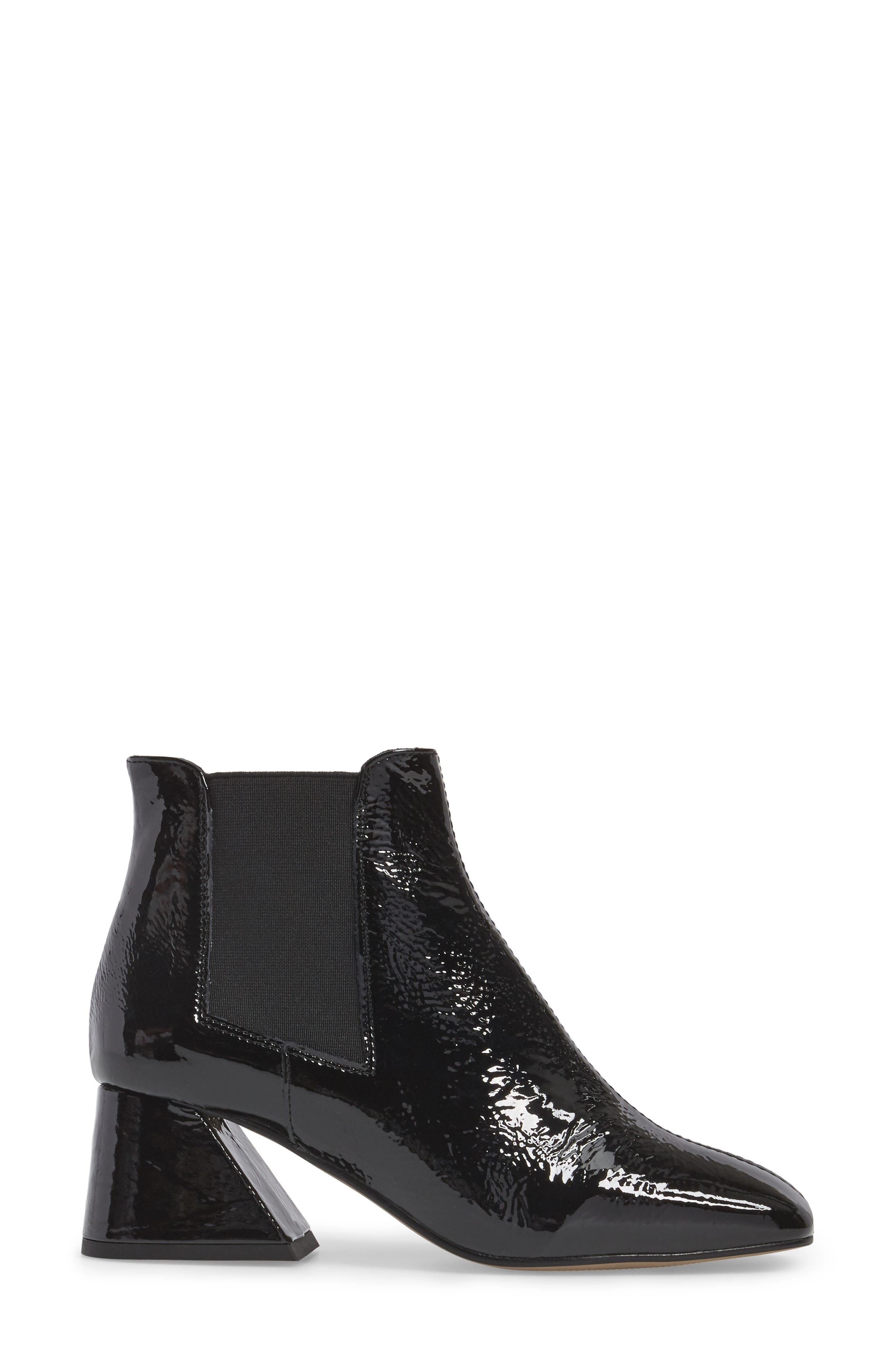 Topshop Manuel Architectural Heel Bootie, Alternate, color, 