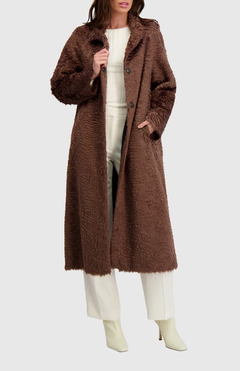 Fur-Free Lamb (Faux Fur) Long Coat
