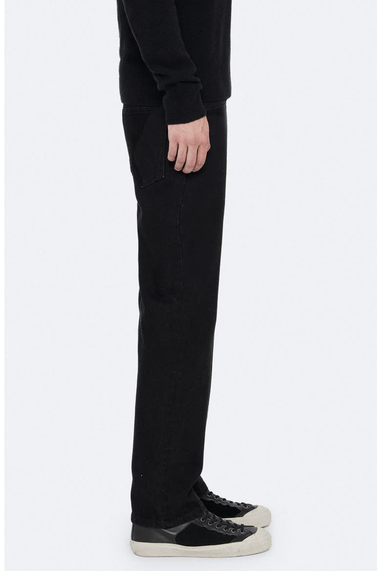 Regular Straight Leg Jeans, Alternate, color, BLACK