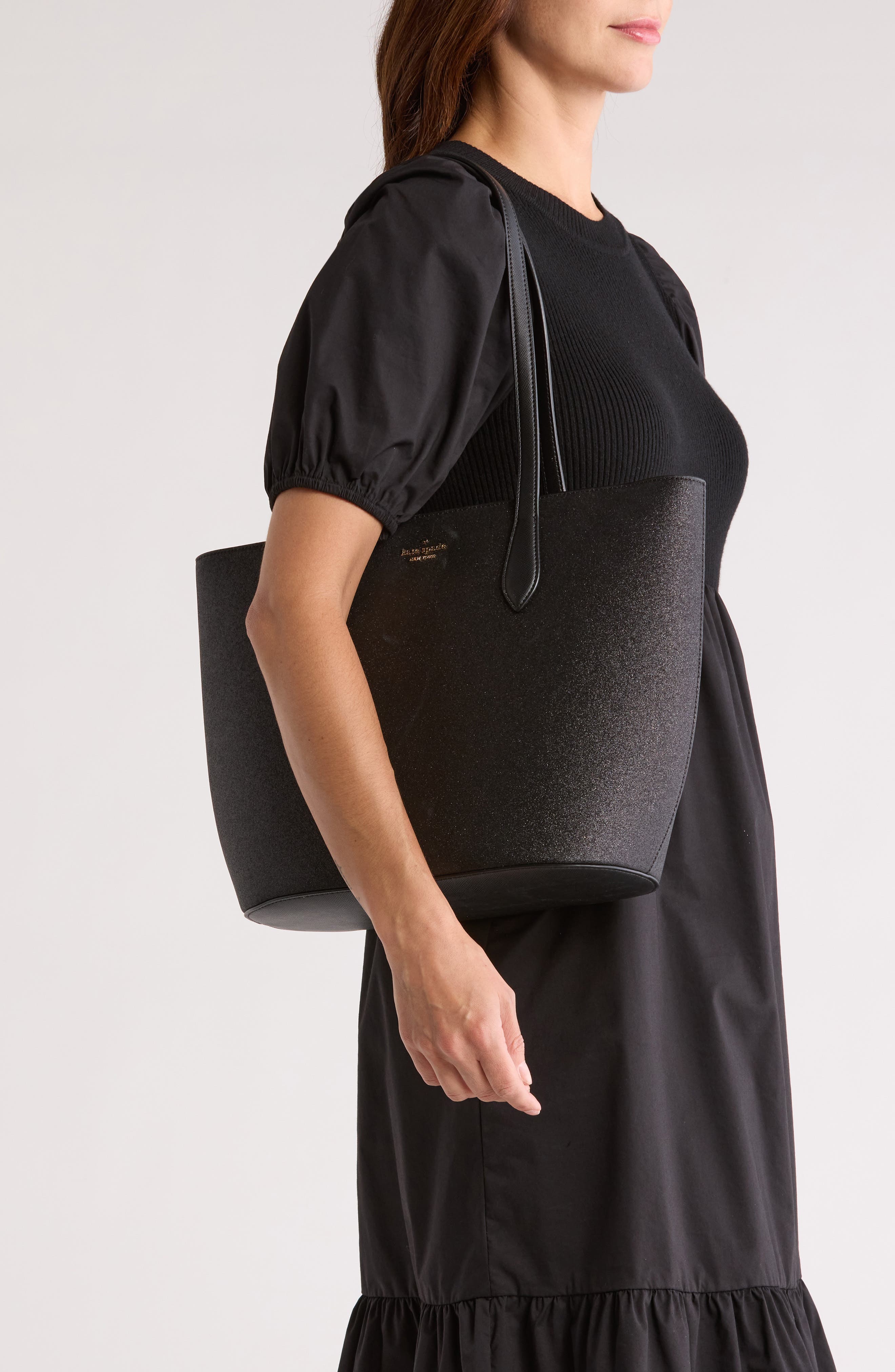 Kate Spade New York glimmer tote bag, Alternate, color, 