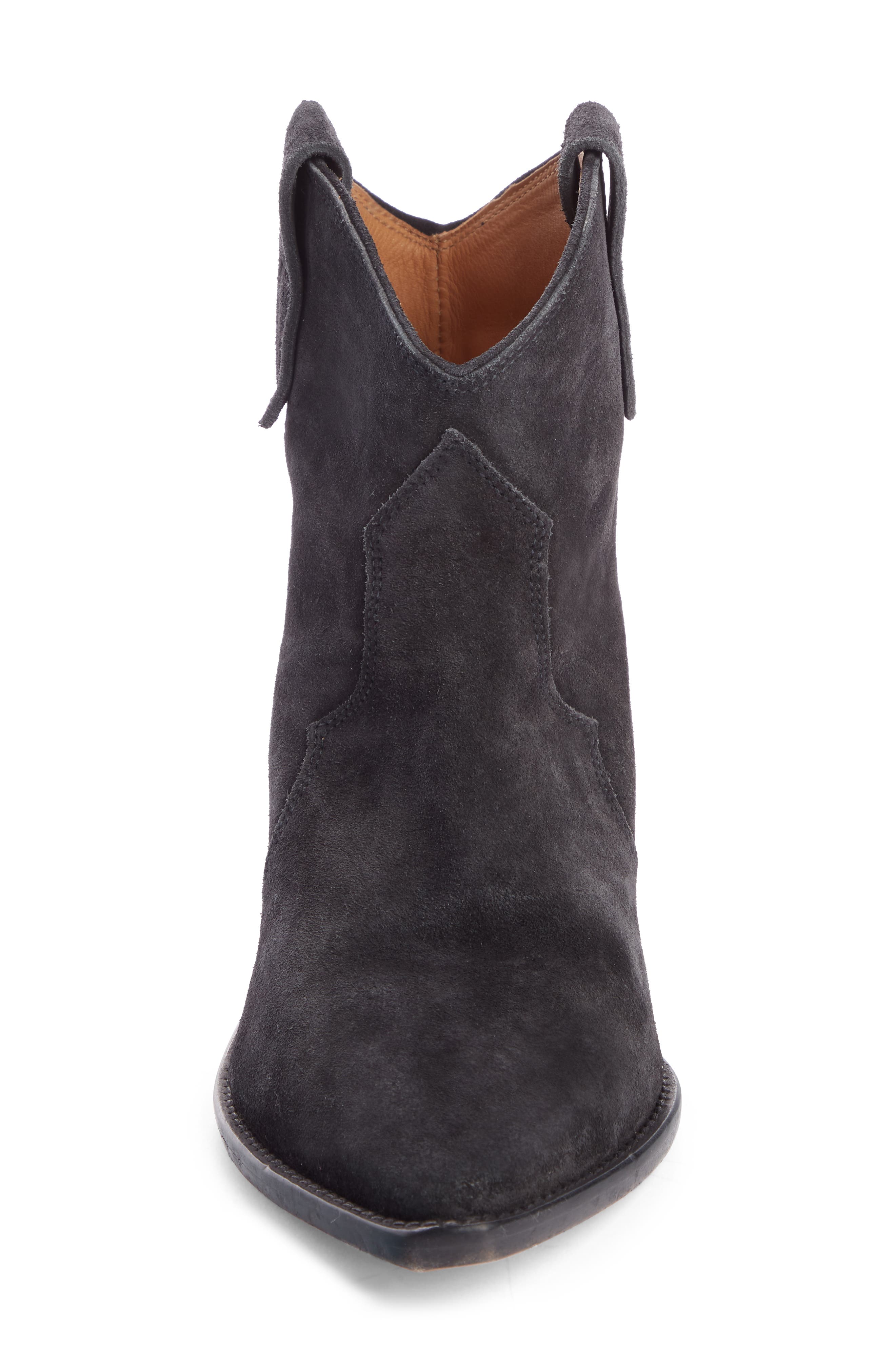 Dewina Western Boot, Alternate, color, FADED BLACK SUEDE