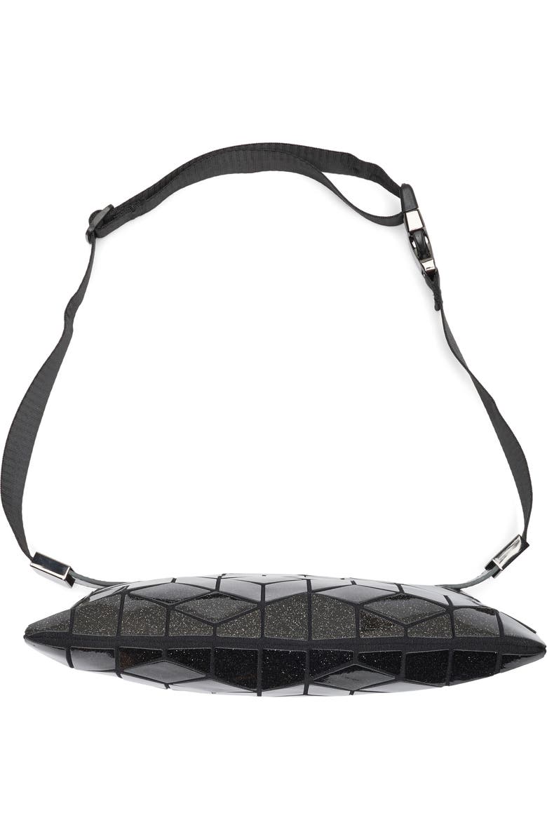 PATRIZIA LUCA Glitter Geo Belt Bag, Alternate, color, Black Glitter
