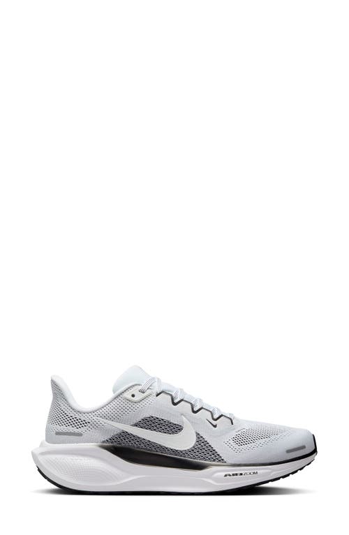 Nike Air Zoom Pegasus 41 Running Shoe In White/white/black