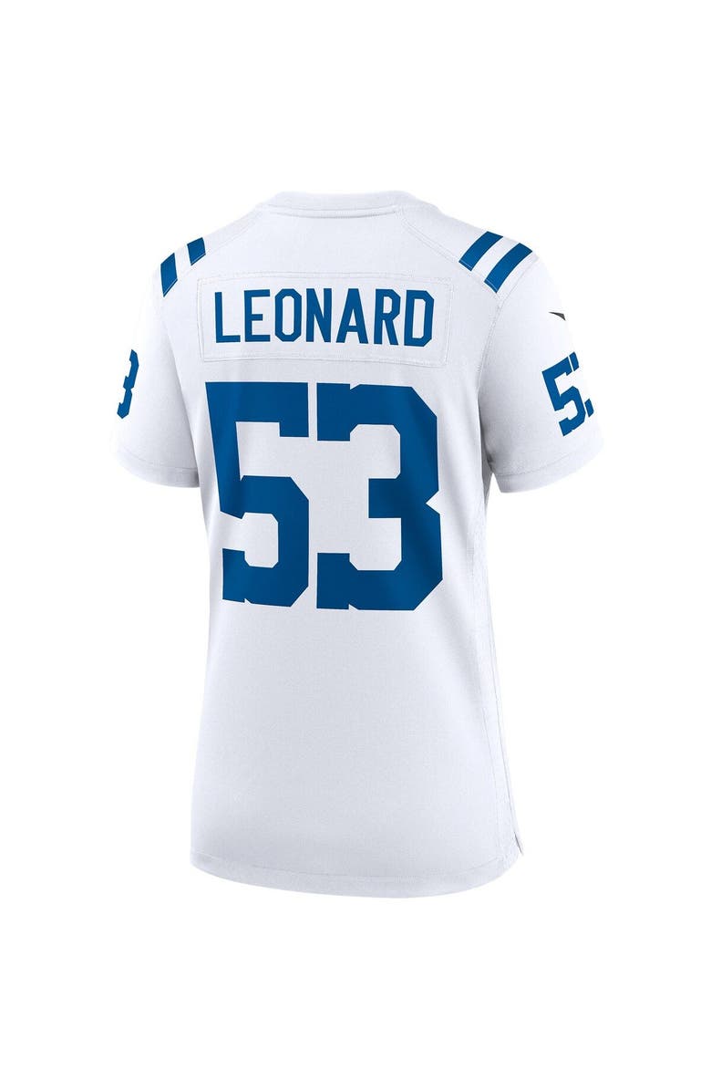 Nike Women's Nike Shaquille Leonard White Indianapolis Colts Game Player Jersey, Alternate, color, 