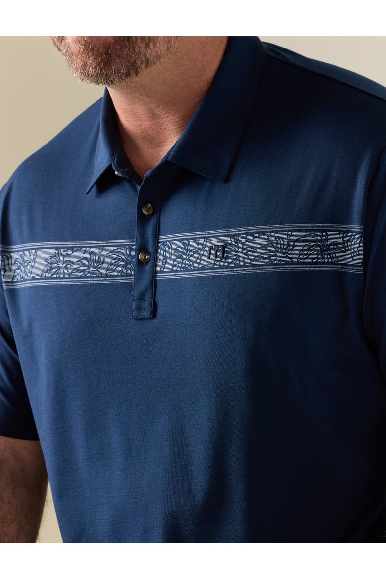 Big & Tall Heater Series Chest-Striped Polo Shirt, Alternate, color, TOTAL ECLIPSE BLUE