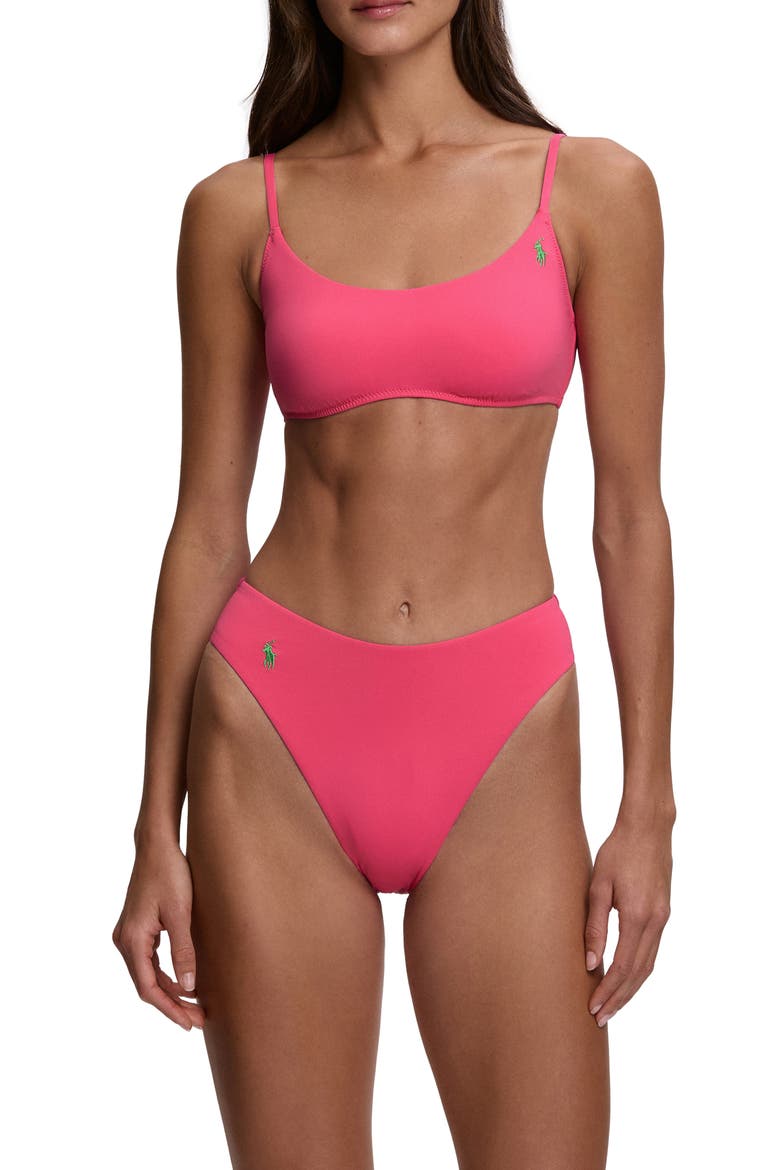 Kennedy Bikini Top, Alternate, color, DESERT PINK