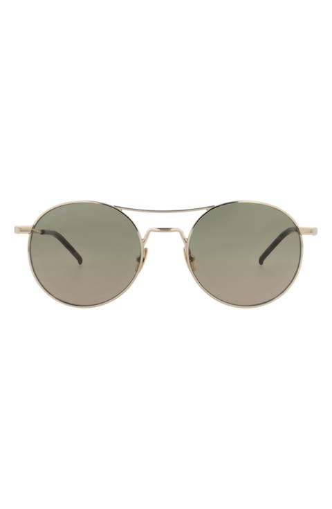 51mm Gradient Aviator Sunglasses