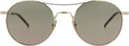 Saint Laurent 51mm Gradient Aviator Sunglasses