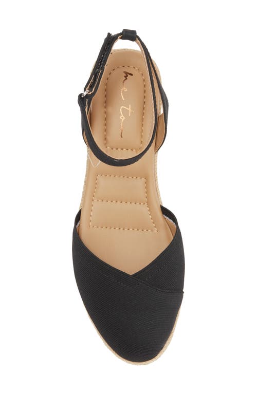 Me Too Niya Espadrille Wedge Sandal In Black