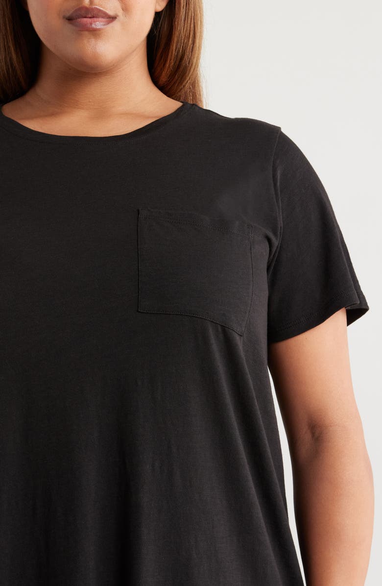 Eileen Fisher Organic Cotton T-Shirt Dress, Alternate, color, 