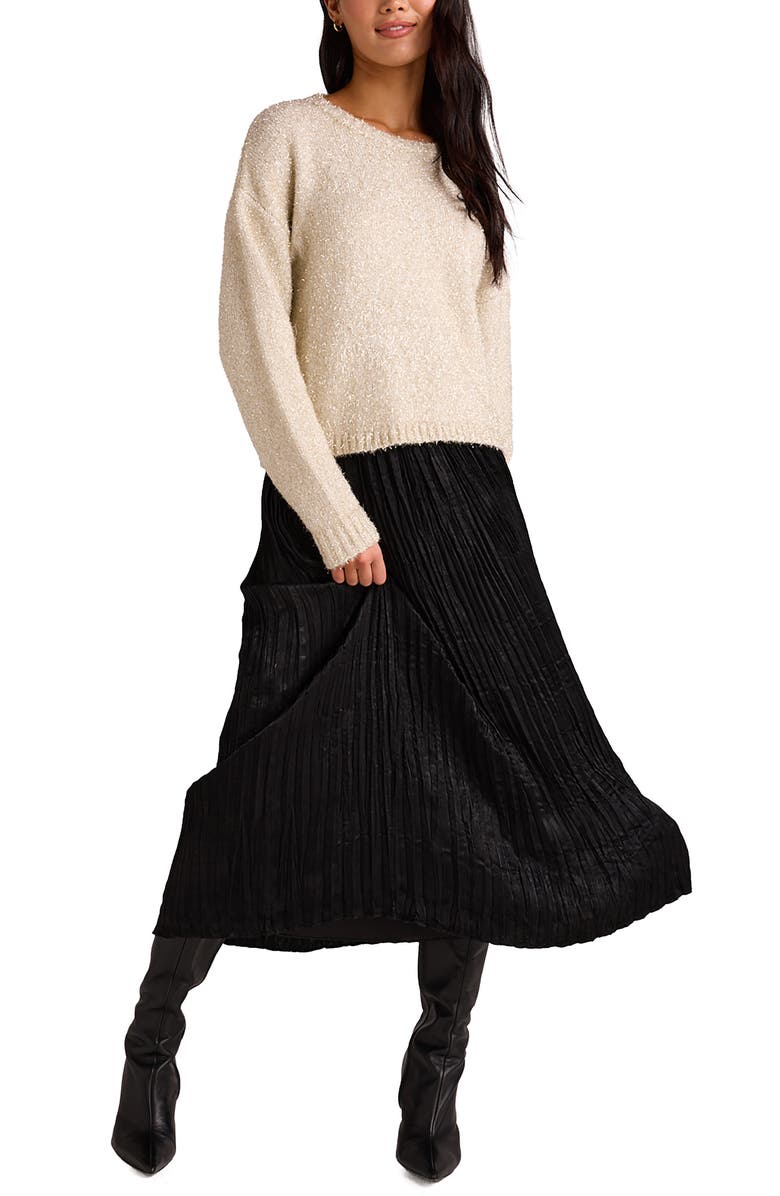 Bella Dahl Variegated Pleated Skirt, Alternate, color, 