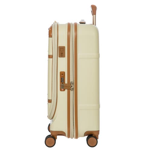 Bric's Bellagio 3.0 21" Carry-on Expandable Spinner W/pocket In White