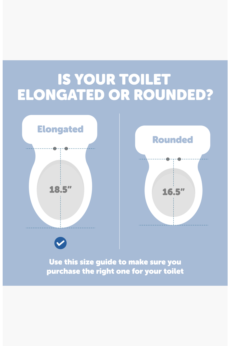 Quick Flip Toilet Seat, Alternate, color, Round