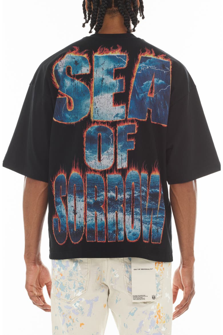 Crewneck Graphic T-Shirt, Alternate, color, BLACK