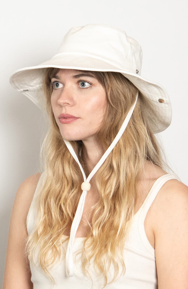 Wyeth Twill Bucket Hat, Alternate, color, White