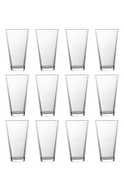 Arcade Set of 12 Highball Glasses