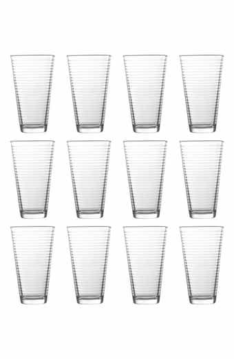 Fortessa Arcade Set of 12 Highball Glasses
