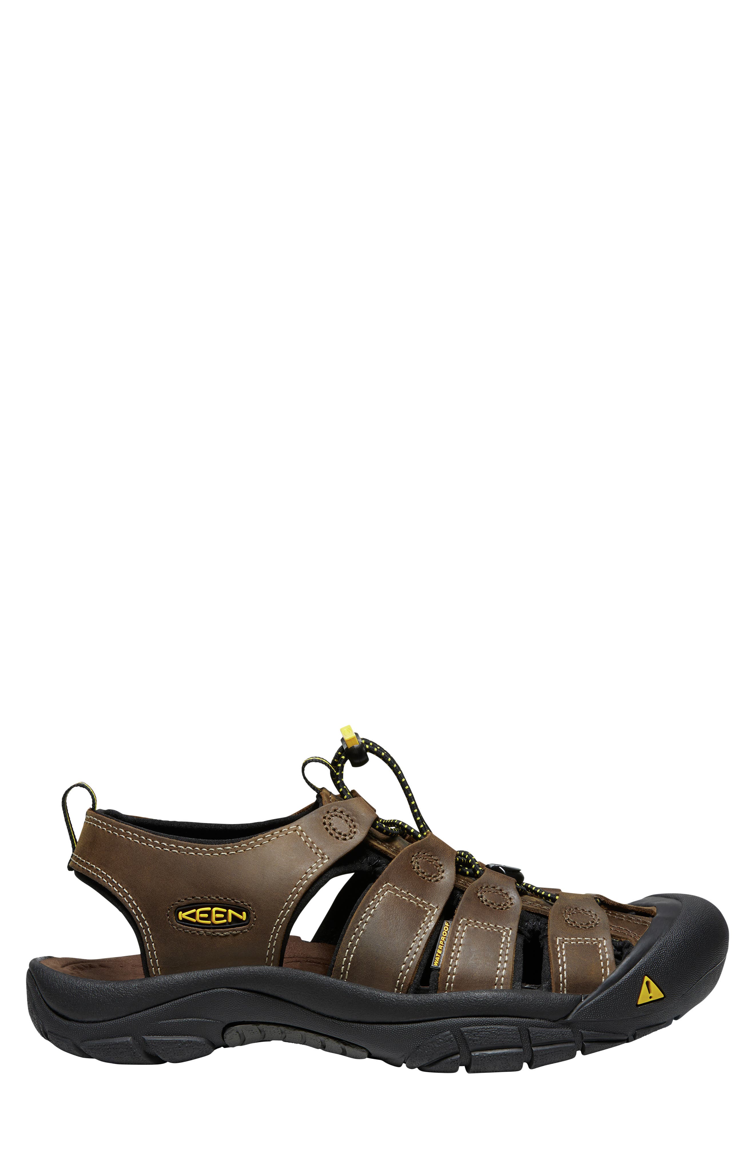 'Newport' Sandal, Alternate, color, BISON