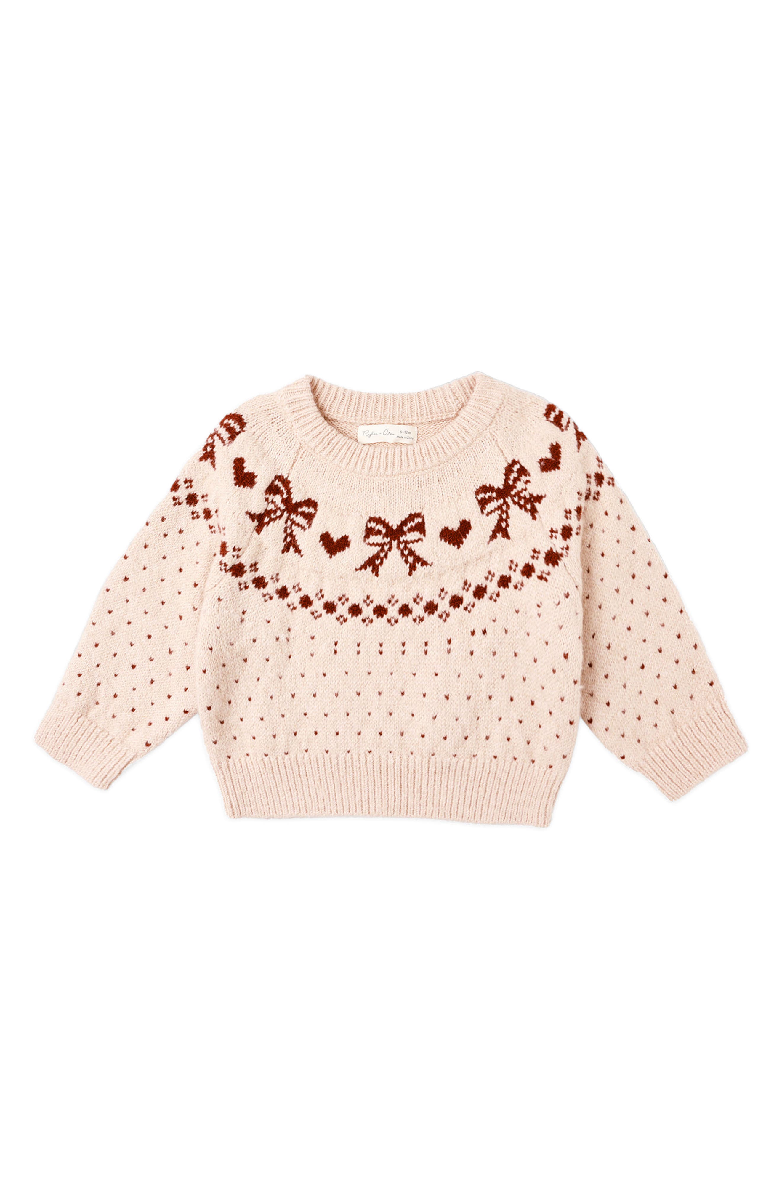 Bow Fair Isle Sweater