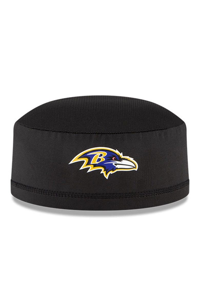 New Era Men's New Era Black Baltimore Ravens NFL Training Skully Cap, Alternate, color, 