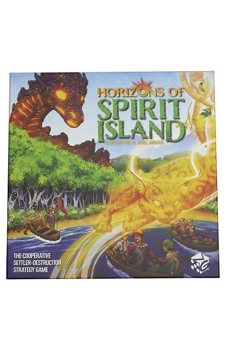 Greater Than Games Horizons Of Spirit Island Classic Spirit Panel Boards 5 Greyboard Panels, Main, color, Multicolored