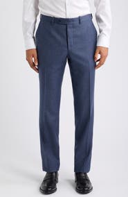 Peter Millar Harker Flat Front Wool & Cashmere Trousers