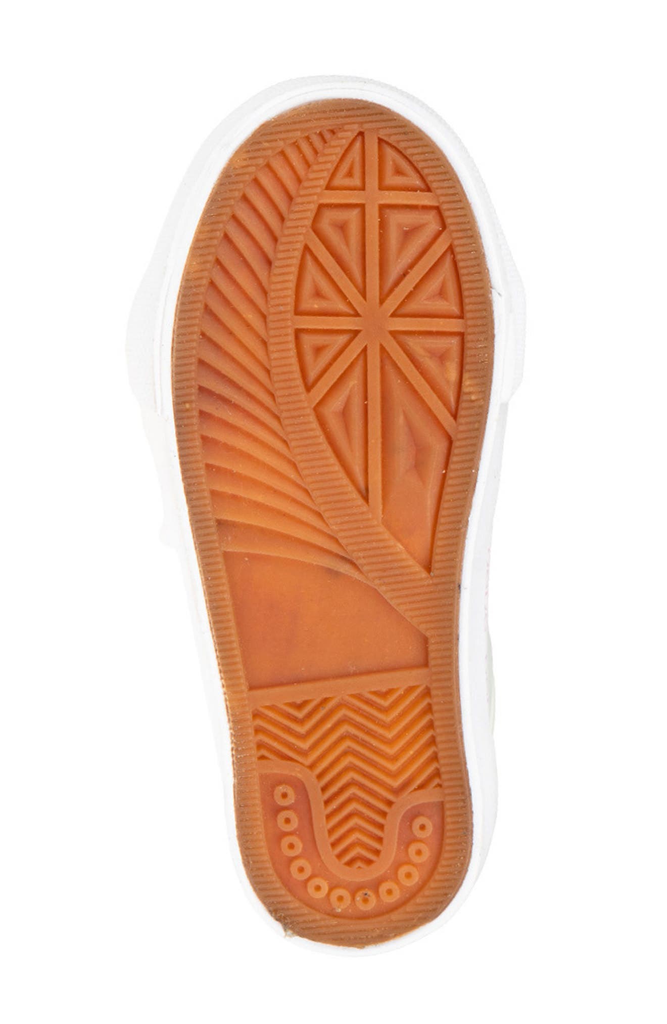 bebe Kids' Heart Shimmer Sneaker, Alternate, color, White