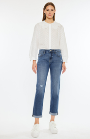 KanCan Pamela Essentials Mid Rise Slim Straight Jeans