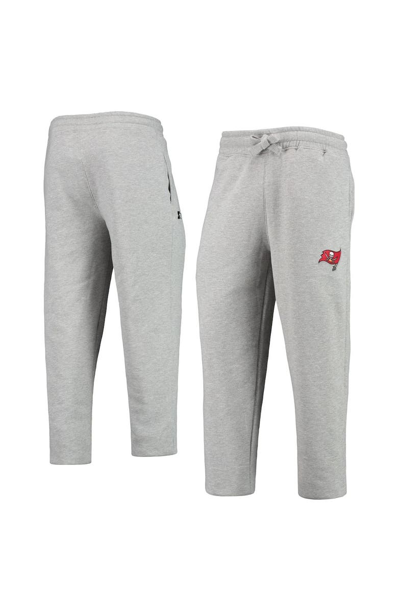 STARTER Men's Gray Tampa Bay Buccaneers Starter Option Run Sweatpants, Main, color, Gray