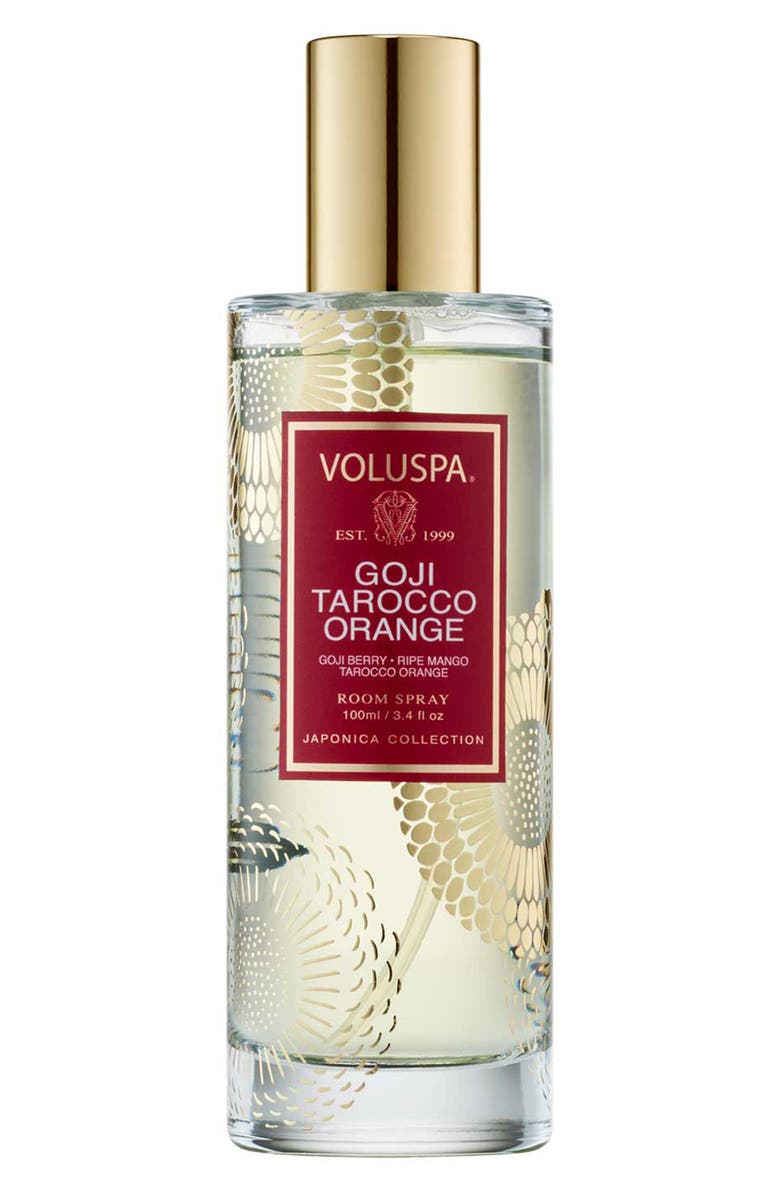 Voluspa Goji Tarocco Orange Room Spray, Main, color, Goji Tarocco Orange