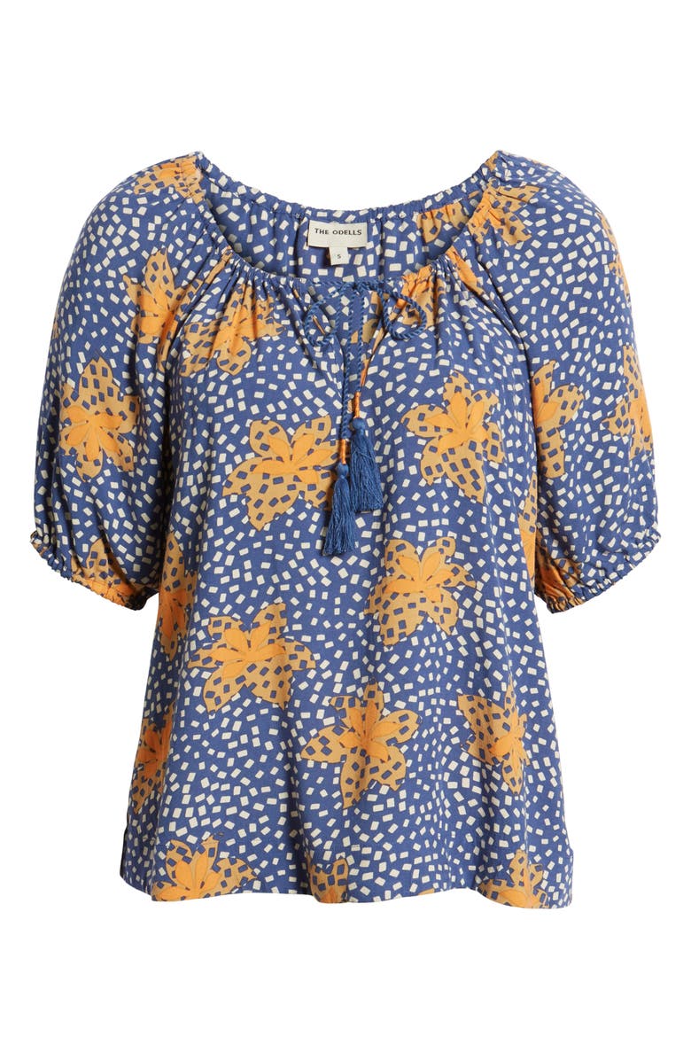 THE ODELLS Metrist Print Blouse, Alternate, color, 