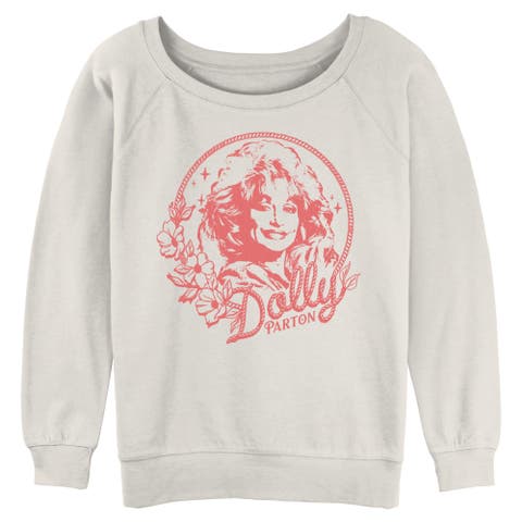 Junior's Artistic Lasso Badge Sweatshirt