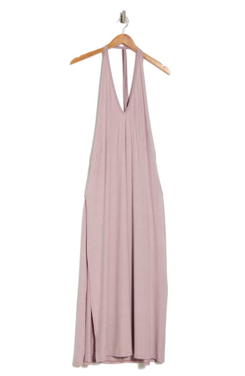 Go Couture Plunge Halter Neck Maxi Dress