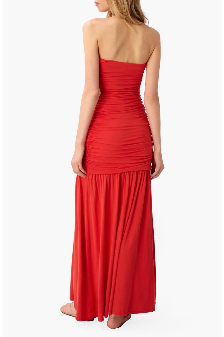 Waverly Strapless Drop Waist Maxi Dress, Alternate, color, GOJI