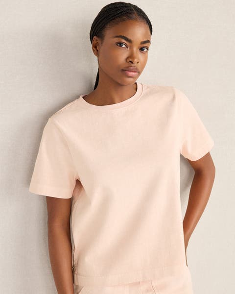Garment-Dyed Organic Cotton Jersey Knit Tee