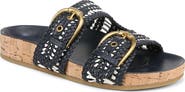 Veronica Beard Prue Woven Two Strap Sandal