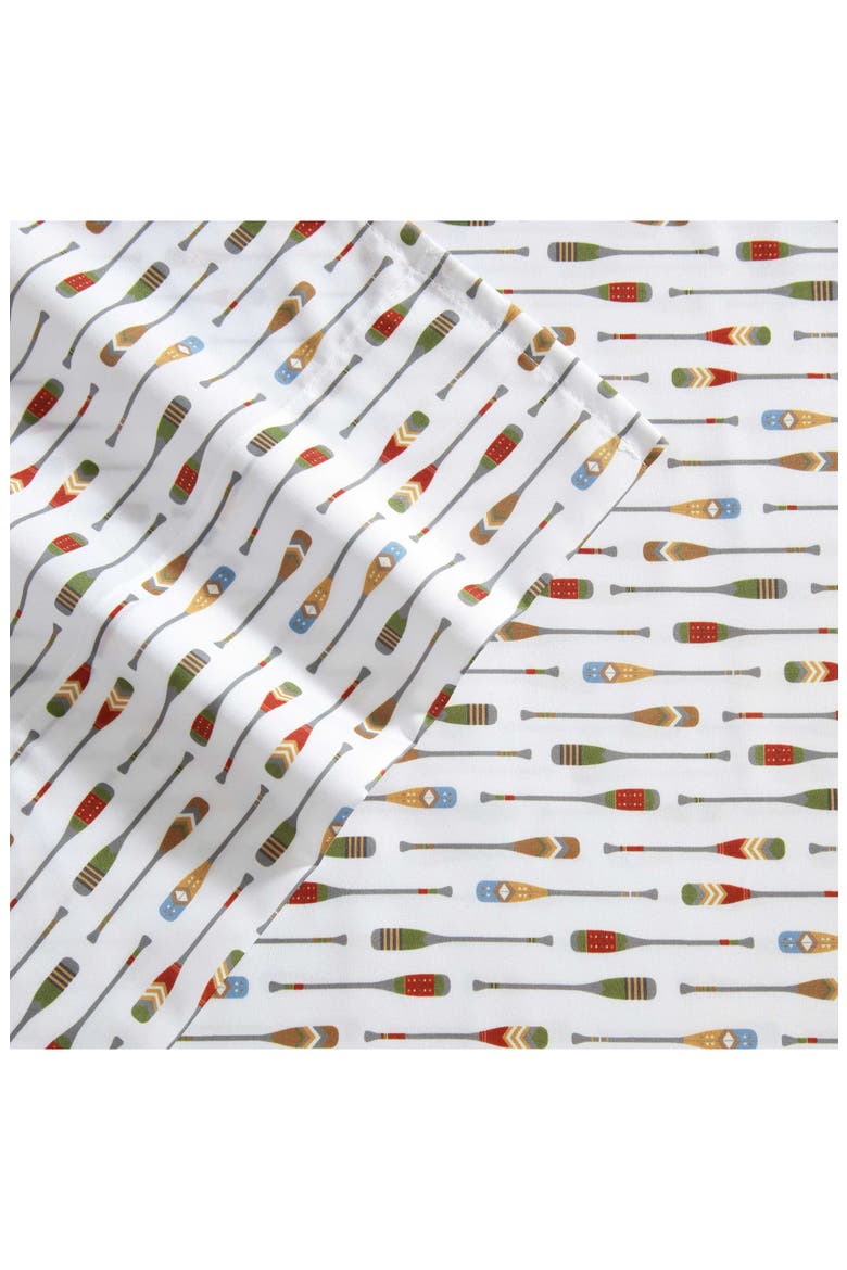 Buddy & Friends Microfiber Sheet Set, Alternate, color, WHITE