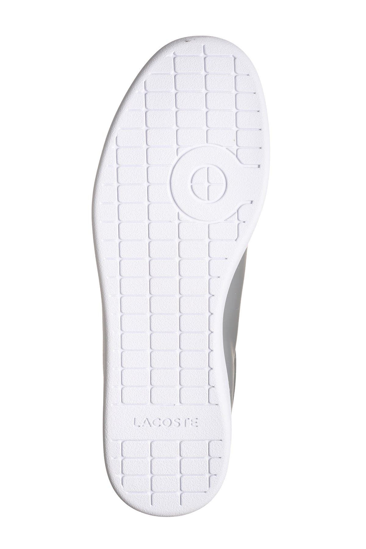 Lacoste Hydez Leather Sneaker, Alternate, color, Grey/White