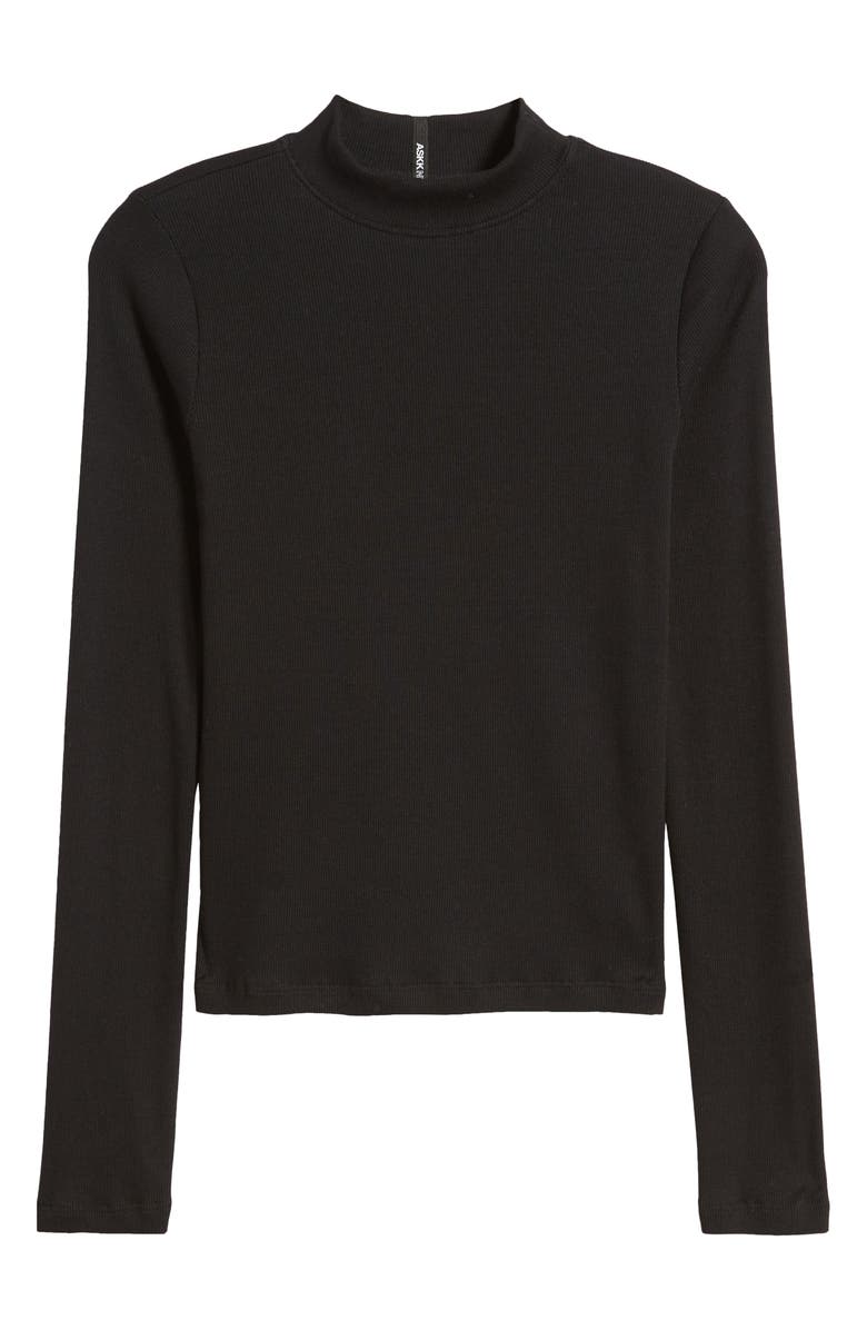 ASKK NY Mock Neck Sweater, Alternate, color, 