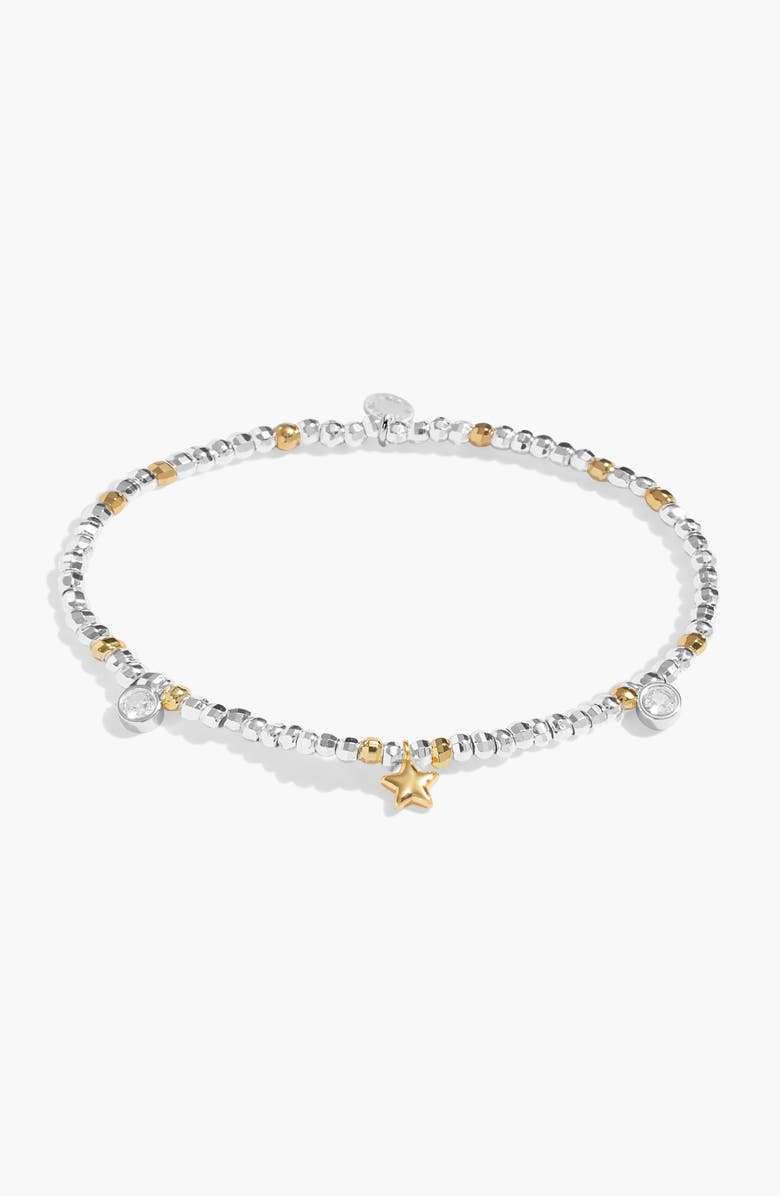 A Littles & Co Sparkle Confetti A Little 'One In A Million' Bracelet In Silver And Gold-Tone Plating, Main, color, Metallic Silver