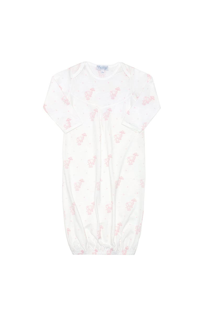 Nellapima Pink Elephant Gown - Baby, Main, color, Pink